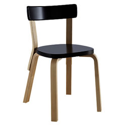 Artek Chair 69 Birch / Black